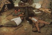 Pieter Bruegel Imagined paradise oil painting on canvas